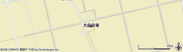 秋田県横手市大雄大慈寺東周辺の地図