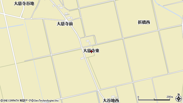 〒013-0457 秋田県横手市大雄大慈寺東の地図