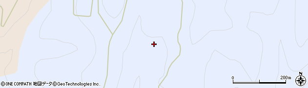 秋田県由利本荘市湯沢（仏供森）周辺の地図