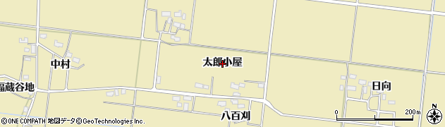 秋田県横手市下境（太郎小屋）周辺の地図