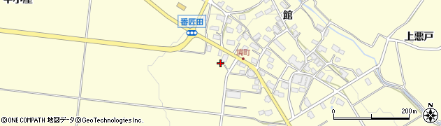 秋田県横手市上境番匠田93周辺の地図