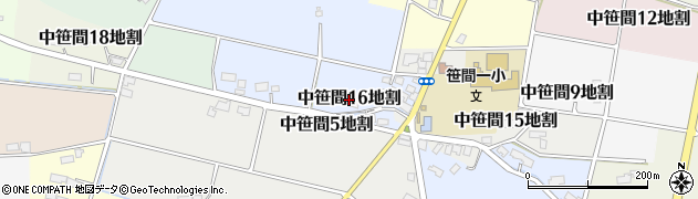 岩手県花巻市中笹間第１６地割周辺の地図