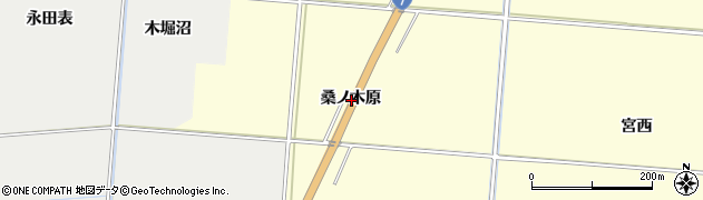秋田県由利本荘市葛法桑ノ木原周辺の地図