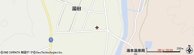 岩手県西和賀町（和賀郡）湯田（２１地割）周辺の地図