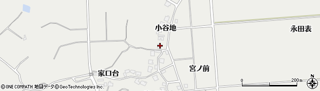 秋田県由利本荘市船岡小谷地1周辺の地図