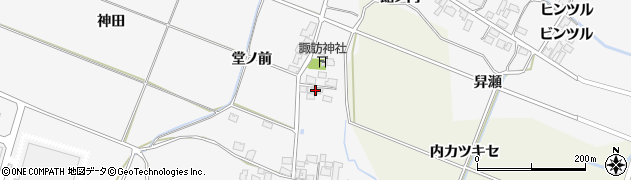 秋田県由利本荘市万願寺九日町27周辺の地図
