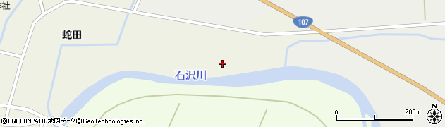 秋田県由利本荘市上野（下田高）周辺の地図