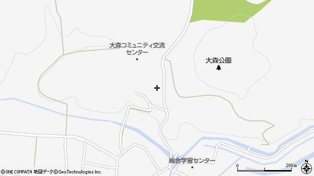 〒013-0517 秋田県横手市大森町高口下水戸堤の地図