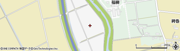 秋田県横手市百万刈周辺の地図
