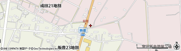 岩手県北上市成田２２地割83周辺の地図