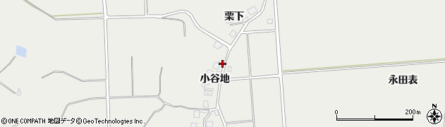 秋田県由利本荘市船岡小谷地17周辺の地図