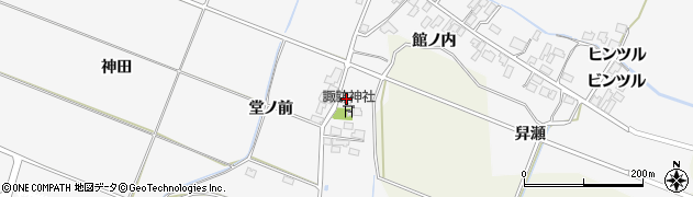 秋田県由利本荘市万願寺九日町34周辺の地図