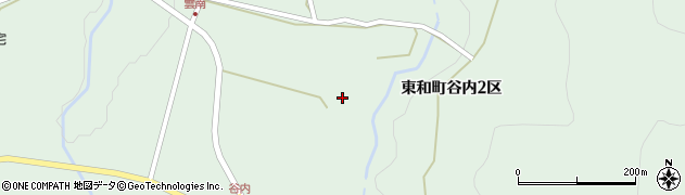 岩手県花巻市東和町谷内（２区）周辺の地図