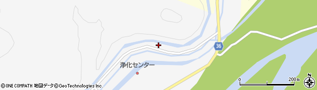 秋田県横手市大森町（湯ノ沢向）周辺の地図