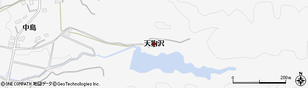 秋田県横手市杉沢（天狗沢）周辺の地図
