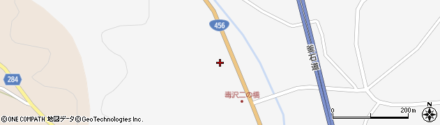 岩手県花巻市東和町毒沢２区周辺の地図