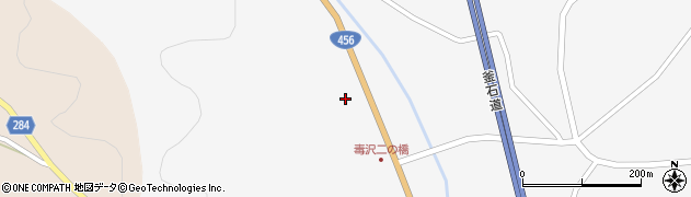 岩手県花巻市東和町毒沢（２区）周辺の地図