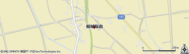 秋田県横手市大雄（傾城塚南）周辺の地図