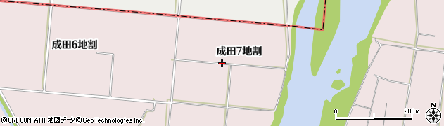 岩手県北上市成田（７地割）周辺の地図
