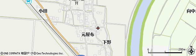 秋田県由利本荘市玉ノ池下野210周辺の地図