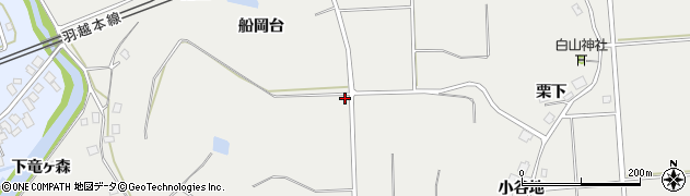 秋田県由利本荘市船岡（船岡台）周辺の地図