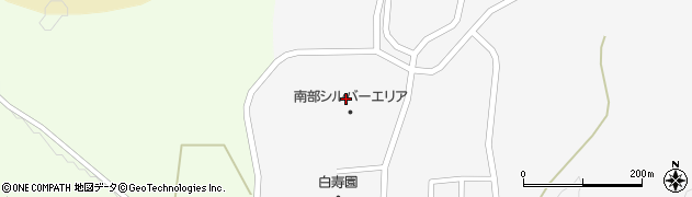 秋田県南部老人福祉総合エリア養護老人ホーム周辺の地図