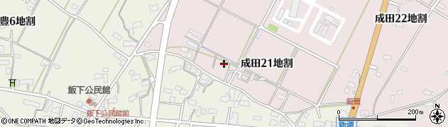 岩手県北上市成田（２１地割）周辺の地図