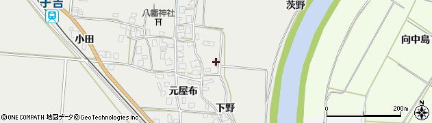 秋田県由利本荘市玉ノ池下野157周辺の地図