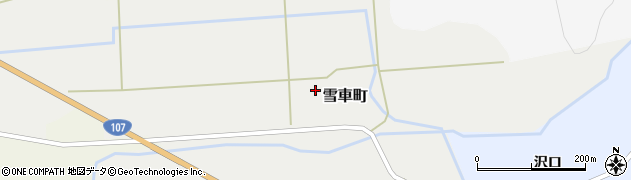 秋田県由利本荘市雪車町（田高）周辺の地図