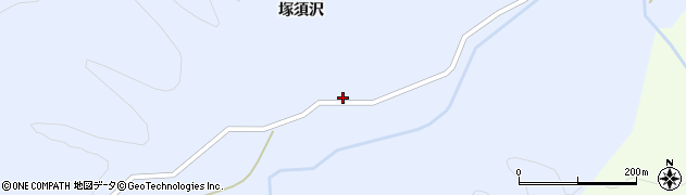 秋田県横手市大森町八沢木塚須沢259周辺の地図