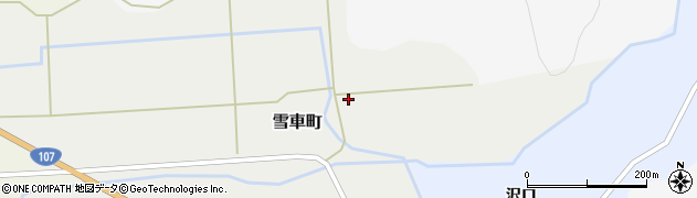 秋田県由利本荘市雪車町白山前周辺の地図
