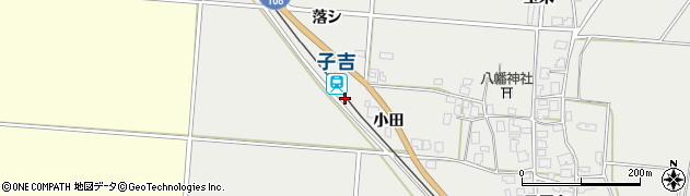 子吉駅周辺の地図