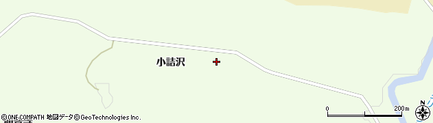秋田県横手市大森町上溝（内小詰沢）周辺の地図