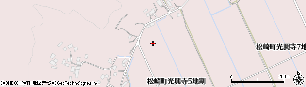 岩手県遠野市松崎町光興寺（５地割）周辺の地図