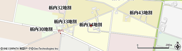 岩手県花巻市栃内第３４地割周辺の地図