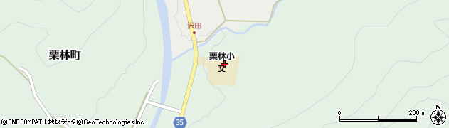 釜石市立栗林小学校周辺の地図