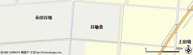 秋田県由利本荘市船岡（谷地桑）周辺の地図