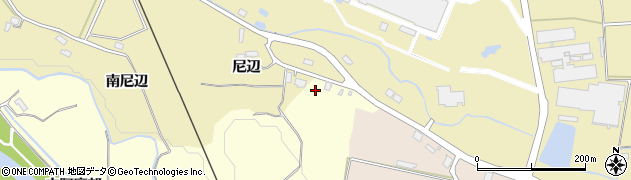 秋田県横手市上境（外阿摩部）周辺の地図