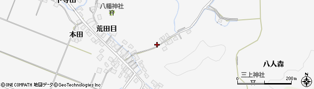 秋田県由利本荘市万願寺（小吹沢）周辺の地図