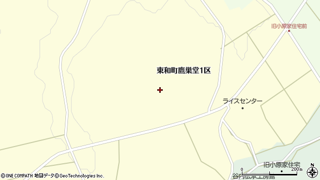 〒028-0133 岩手県花巻市東和町鷹巣堂の地図