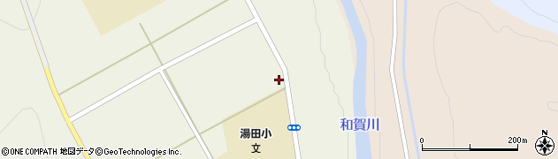 岩手県和賀郡西和賀町湯田２０地割周辺の地図