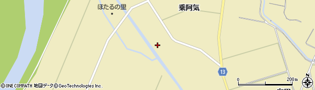 秋田県横手市大雄赤沼周辺の地図