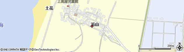 秋田県由利本荘市西目町出戸周辺の地図