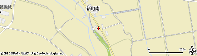 秋田県横手市大雄新町南38周辺の地図