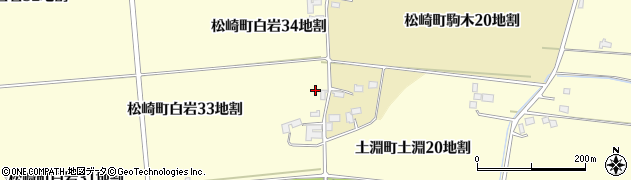 岩手県遠野市松崎町白岩（３４地割）周辺の地図