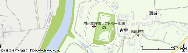 秋田県由利本荘市荒町（荒町下）周辺の地図