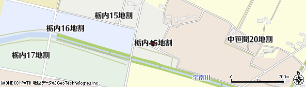 岩手県花巻市栃内第４５地割周辺の地図