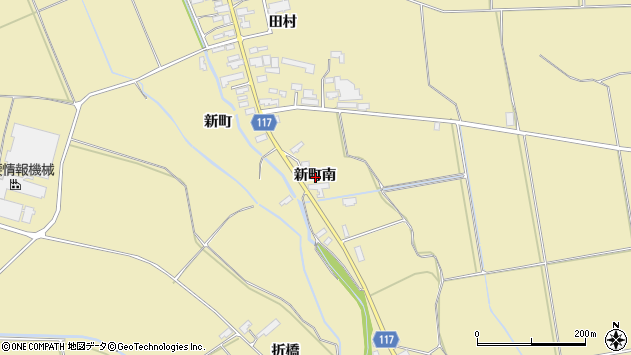 〒013-0304 秋田県横手市大雄新町南の地図