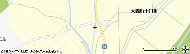 秋田県横手市大森町十日町（南十日町）周辺の地図