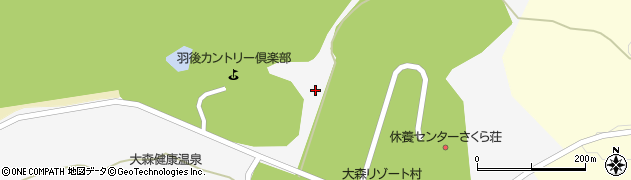 秋田県横手市大森町（持向）周辺の地図